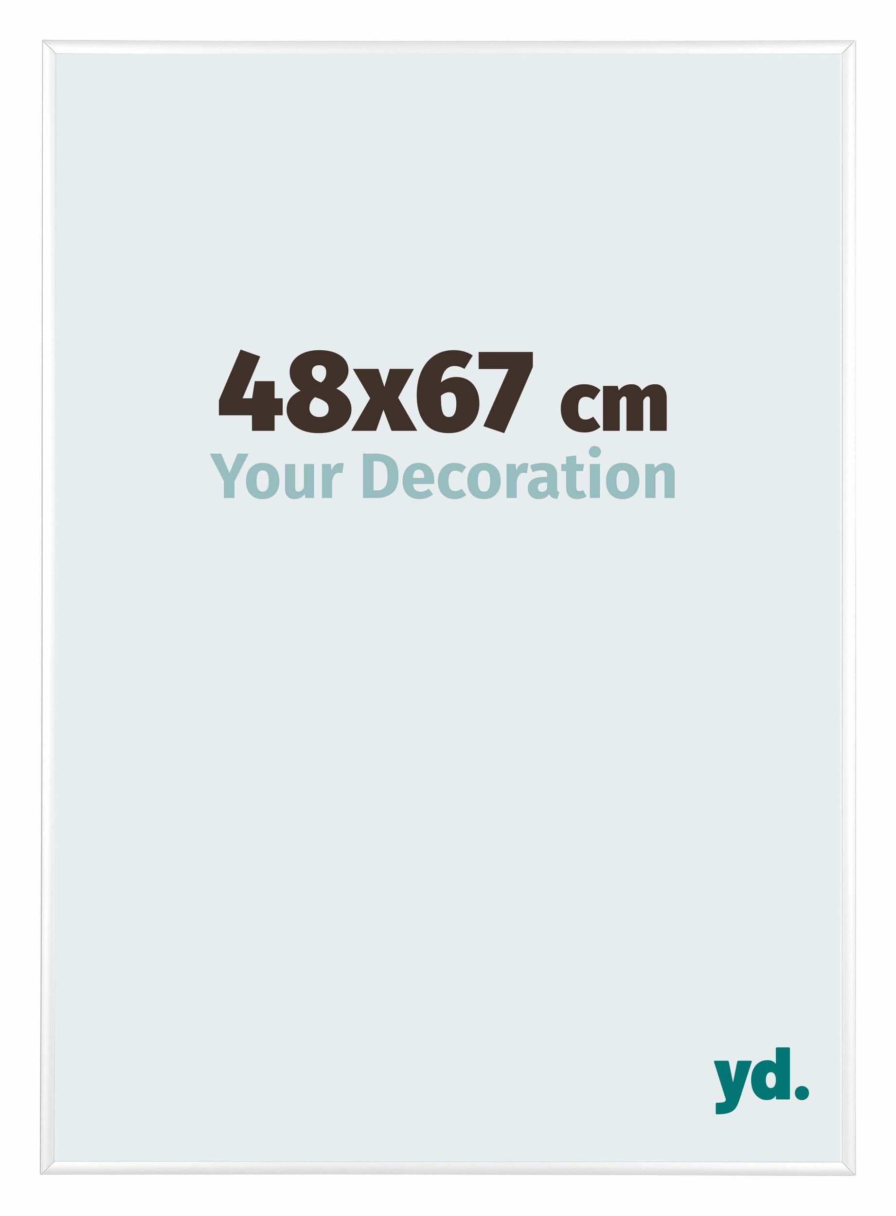 Your Decoration - Puzzle frame 48x67 - White High Gloss - Puzzle frame 500-1000 Pieces - Aluminium Photoframe - Kent โ image 1