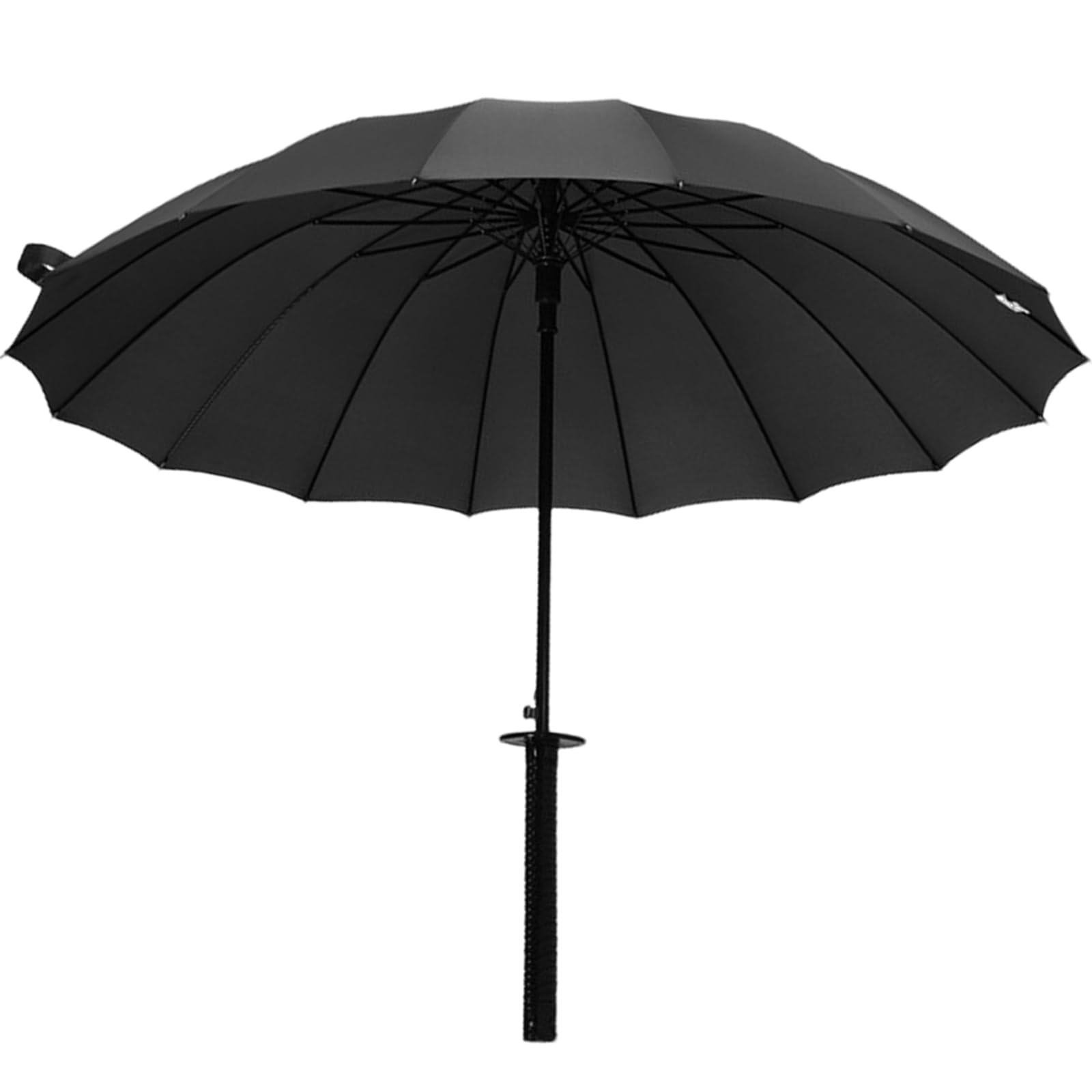 AZIDWERYQ Katana Umbrella Creative Japanese Sword Umbrella for Cosplay 210T Samurai with Fiberglass Rib Waterproof Windproof for Rain, 16 Rib for Rain