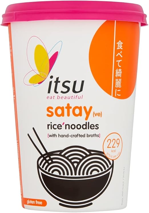 Itsu Satay Rice Noodles, 64g Amazon.co.uk Grocery