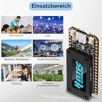Meshnology ESP32 LoRa V4 Dev Board, verbessertes ESP32-S3 LoRa-Modul WLAN Bluetooth 2 MB PSRAM 16 MB Flash 863-928 MHz Antenne OLED-Display Unterstützt GPS und Solar für Arduino Meshtastic LoRaWAN IOT – Ansicht 8