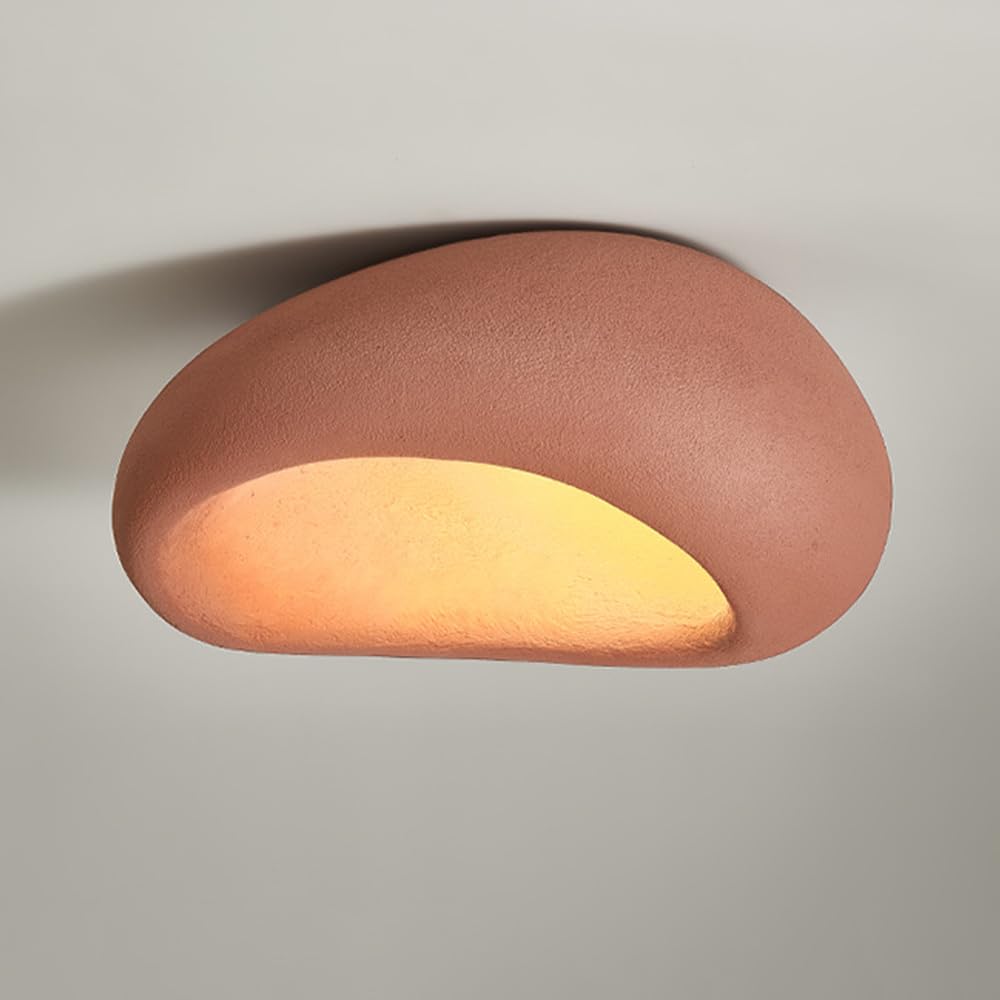 Lustre géométrique Wabi Sabi style plafonnier haut de gamme pour décoration salon