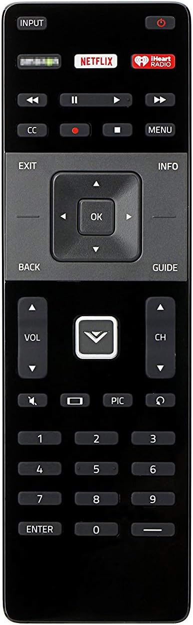 ALLIMITY XRT122 Replaced Remote Control fit for VIZIO TV E-Series D-Series D43-D1 D43-D2 D43-E2 D24-D1 D24H-E1 D32F-E1 D32H-D1 D32X-D1 D28H-D1 D32-D1 D39F-E1 D39H-D0 D40-D1