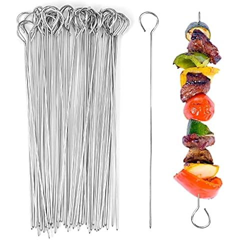 Brochettes en Acier Rairsky 20cm Cover