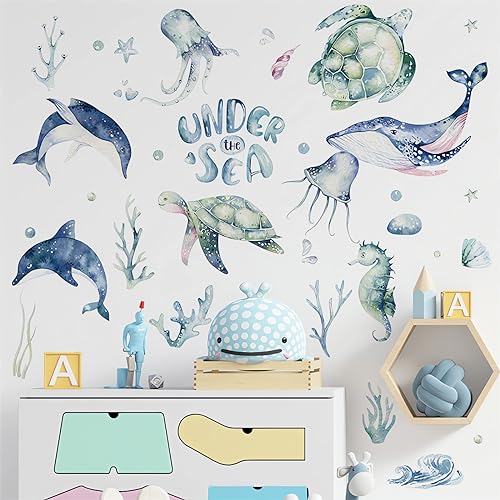 Vinilos Decorativos Animales Marinos sacinora 74.5x45 cm miniatura 3