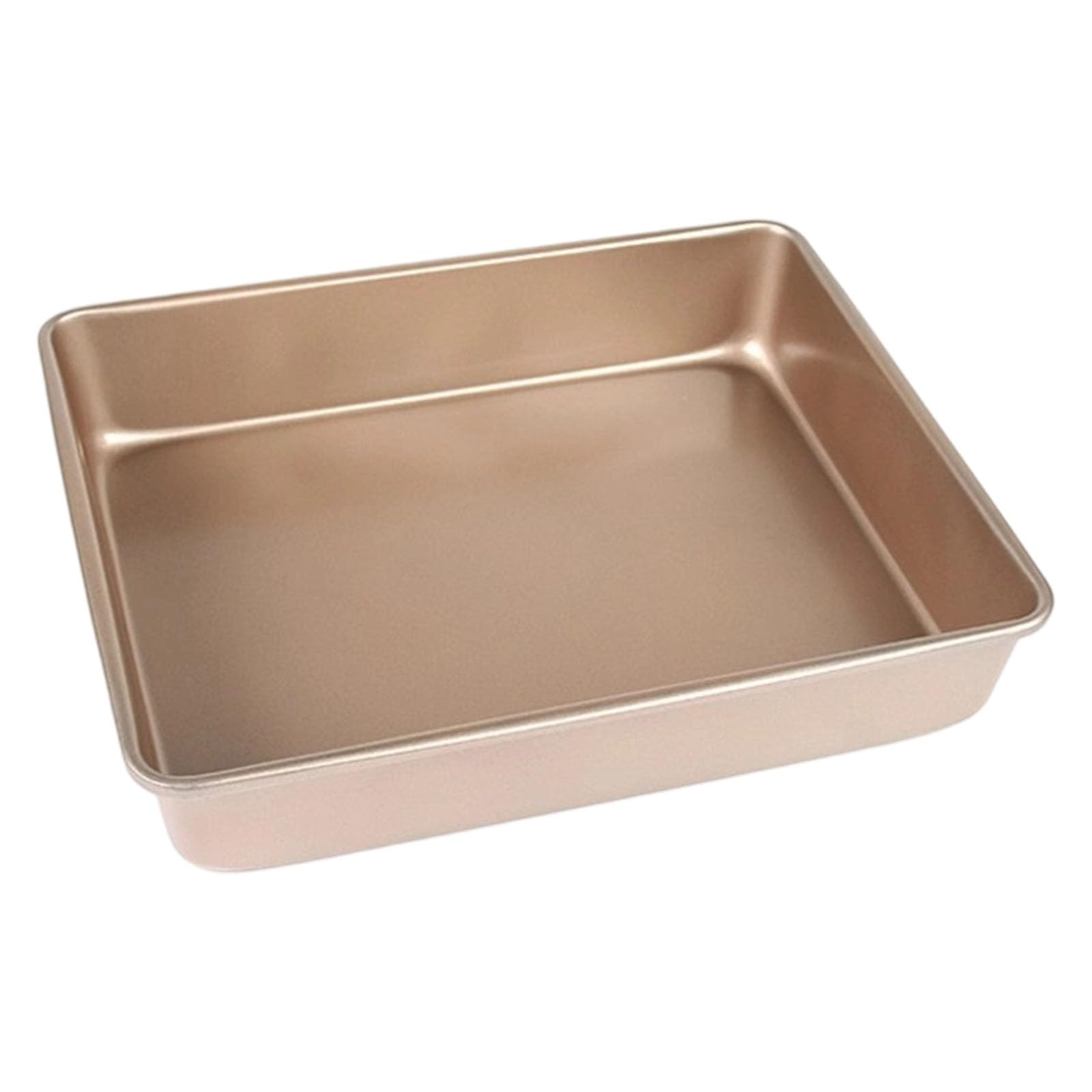 PANGBOER Stainless Steel Tiramisu Container Tray for Baking and Dessert Display with Smooth Finishes and Easy to Clean Simple Dessert Tray