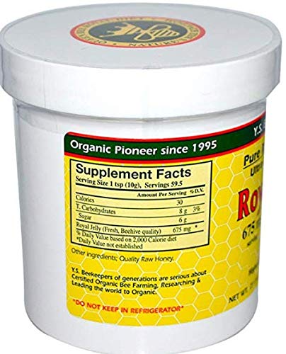 2 Pack Y.S. Eco Bee Farms Royal Jelly in Honey - 675 mg - 1.3 lbs