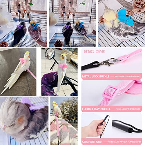 Pettorina regolabile per uccelli con ala carina