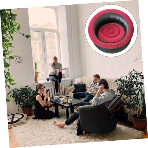 Sofá hinchable portátil dile adiós al suelo duro con este asiento de viaje flocado 8