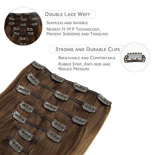 WENNALIFE Hair Extensions Clip In - Image 3