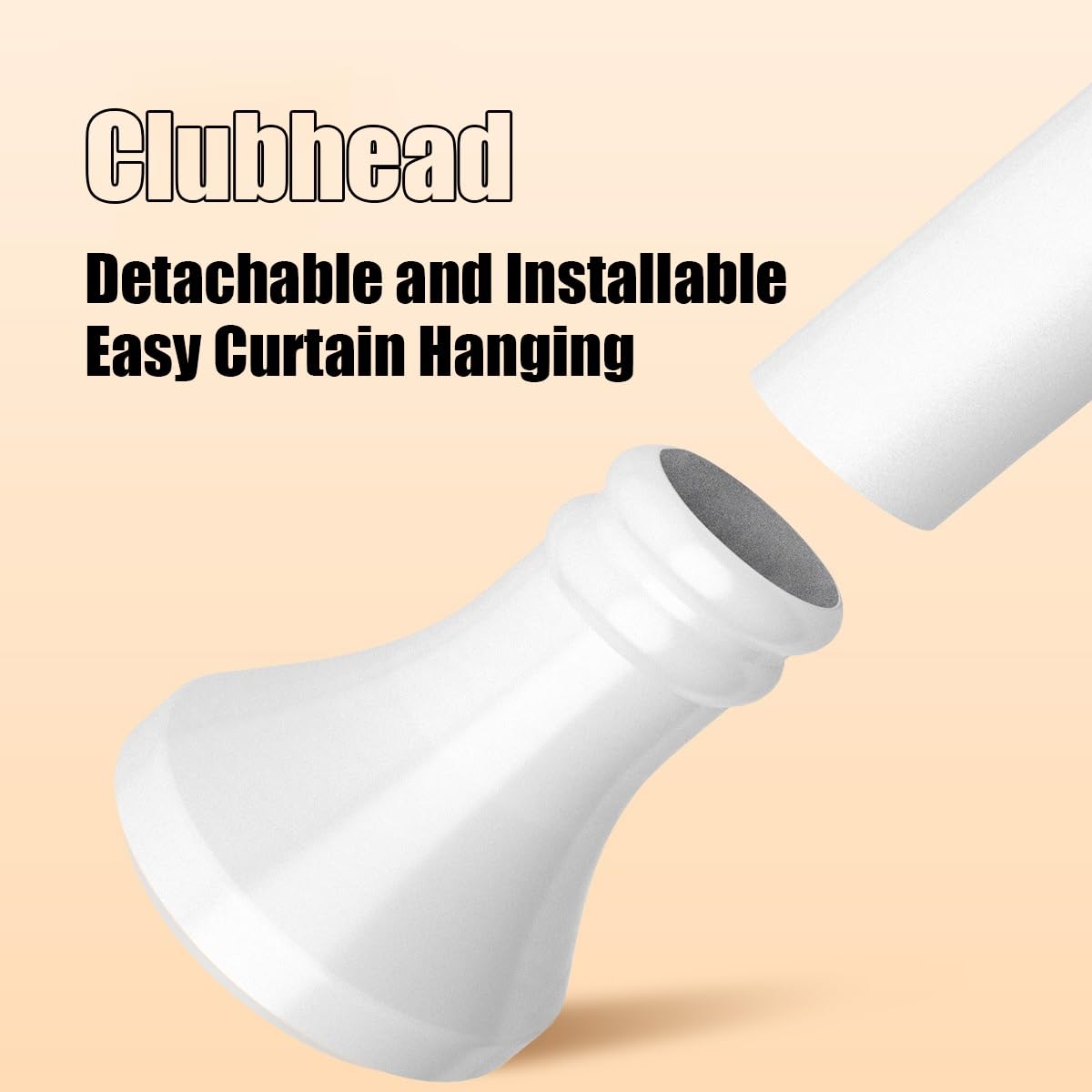 Genérico Barra Ducha Extensible 40-110cm 120-250cm Barra De Cortina Sin Necesidad De Taladrar para Cocina Armario Ventana Blanco(Blanca,4.6m)