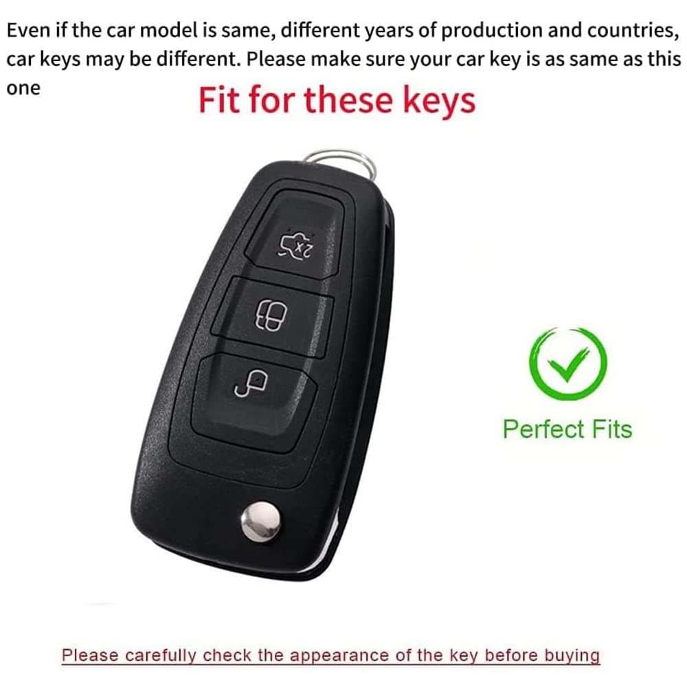 Compatibile Con Ford Edge Escape Expedition Explorer Fusion Mustang Ranger F 150 F 250 Smart 3 4 5 Pulsanti Custodia Protettiva Per Telecomando I~p113410184