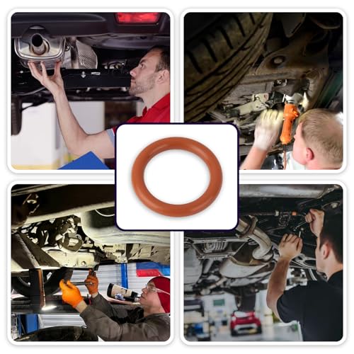 Image of 6pcs B32790 Engine Oil Pump Pickup Tube Gasket, Oil Pump Pickup Tube O-Ring for Chevy Suburban, Express Tahoe, Trailblazer GMC Sierra Yukon Cadillac Escalade, Professional Oil Seal Ring