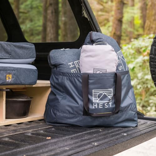 HEST Tote 50 - Camp Carry All Bag - Durable Outdoor Ready Camping Tote Bag - Carry Straps and Exterior Pocket - 50 Liter Capacity3