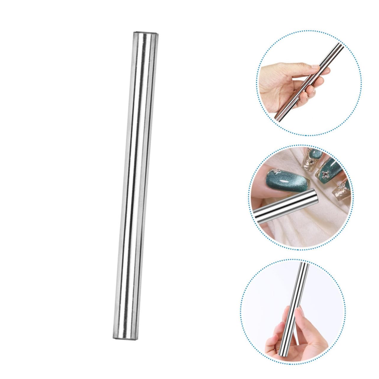 Healeved 10pezzi Bastoncini Magnetici Per Unghie Per Manicure Professionale Strumenti Magnetici Per Nail Art Facile Da Usare e Portatile Realizzati Con Materiali Sicuri e Durevoli