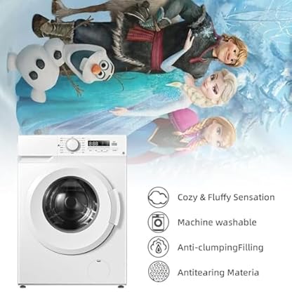 Frozen Kuscheldecke Cartoon Frozen Decke Flauschig 3D Anime Kuscheldecke für Couch Blanket, Übergroße Warme Super Weiche Decke Schlafdecke Sofadecke Reisedecke 150x100cm – Bild 5