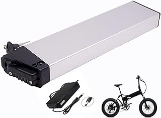 Ebike Battery 48V 8AH 10AH 13AH 15AH Lithium Ion Battery Pack - Ideal for 1000W, 500W, 350W, 250W Bicycles Motor - Equipped with Safe Lock, Charger, and BMS (48V,8AH)