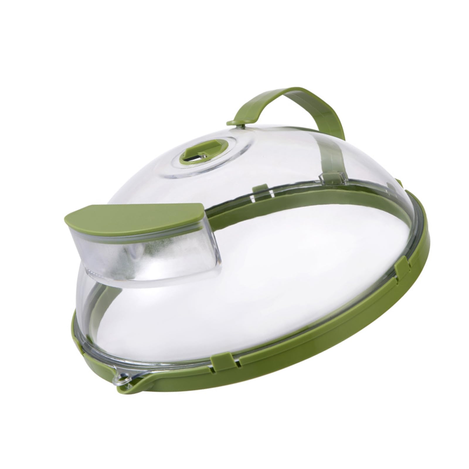Microwave Splatter with Water Steamer and Handle Clear Food Plate Cover Lid Include Storage Box for Meal Preps Spatter Cover Lid with Steamer