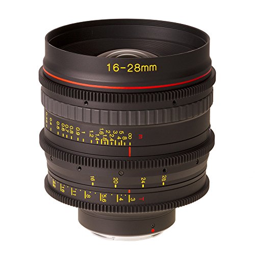 Tokina CINE 16 28mm T3 C/EF   Objetivo, color negro