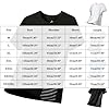 Mens T Shirt Gym Running T Shirts for Men Oversized Summer Short Sleeved Tee Tops Breathable Quick Dry Crew Neck Active Wear Sport Fitness Workout T-Shirt Hiking Clothes Black 4XL #3