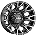 Ultra Scorpion Dually Rear 17x6.5 8x210 Black/Machined Wheel Rim 17" Inch