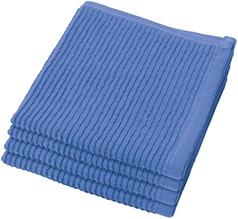 Buy J & M Home Fashions Waffle Weave Kitchen Towel Set, Blue, 6-Pack Online at Low Prices in