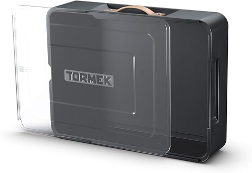 Tormek Case TC-800 - Caja de herramientas premium para almacenar todas tus plantillas y accesorios Tormek - Estuche duradero y apilable con una tapa