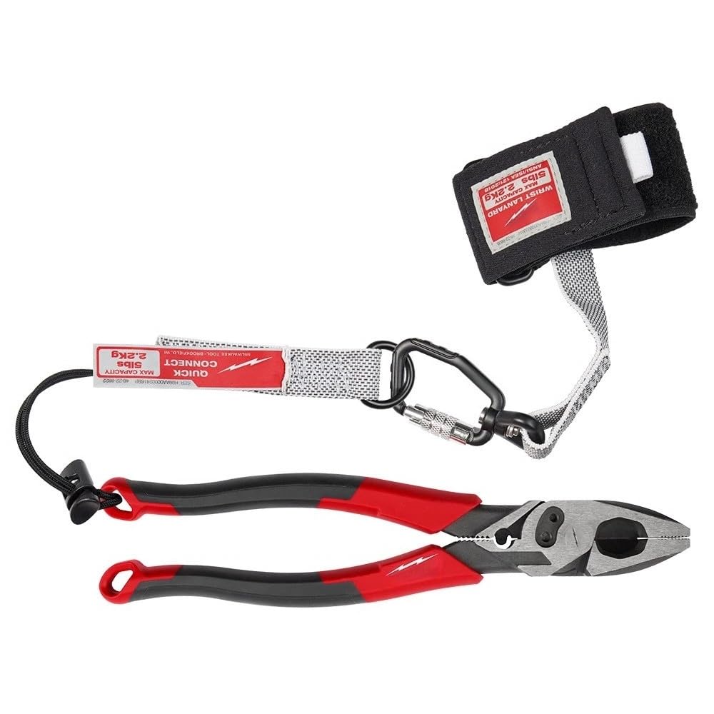 MT550C for Milwaukee Lineman's Pliers w/Crimper & Bolt Cutter - Black, Red