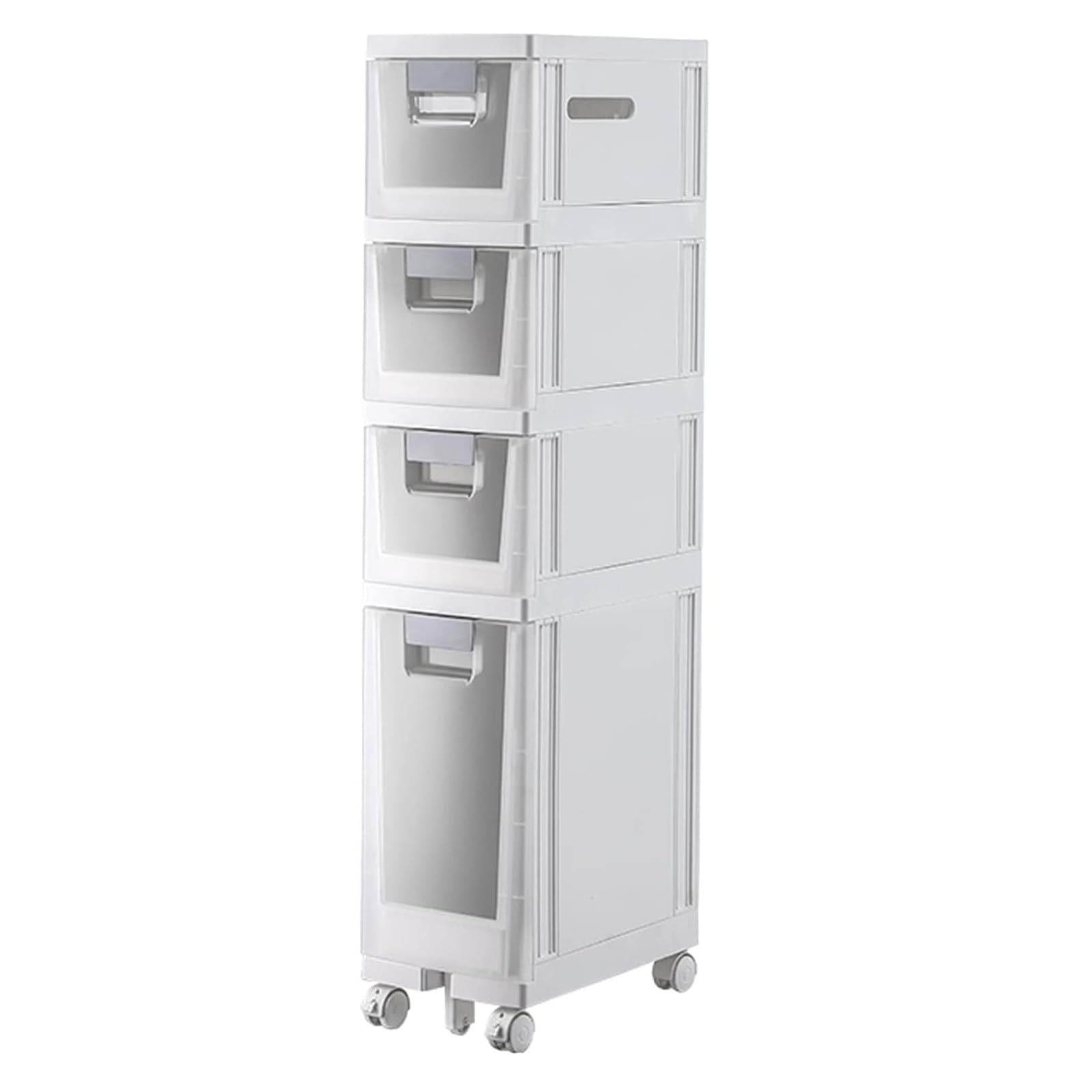Weißer Badezimmerschrank, Hoher Schrank, 1 Tür, E Produktbild-Vorschau 12