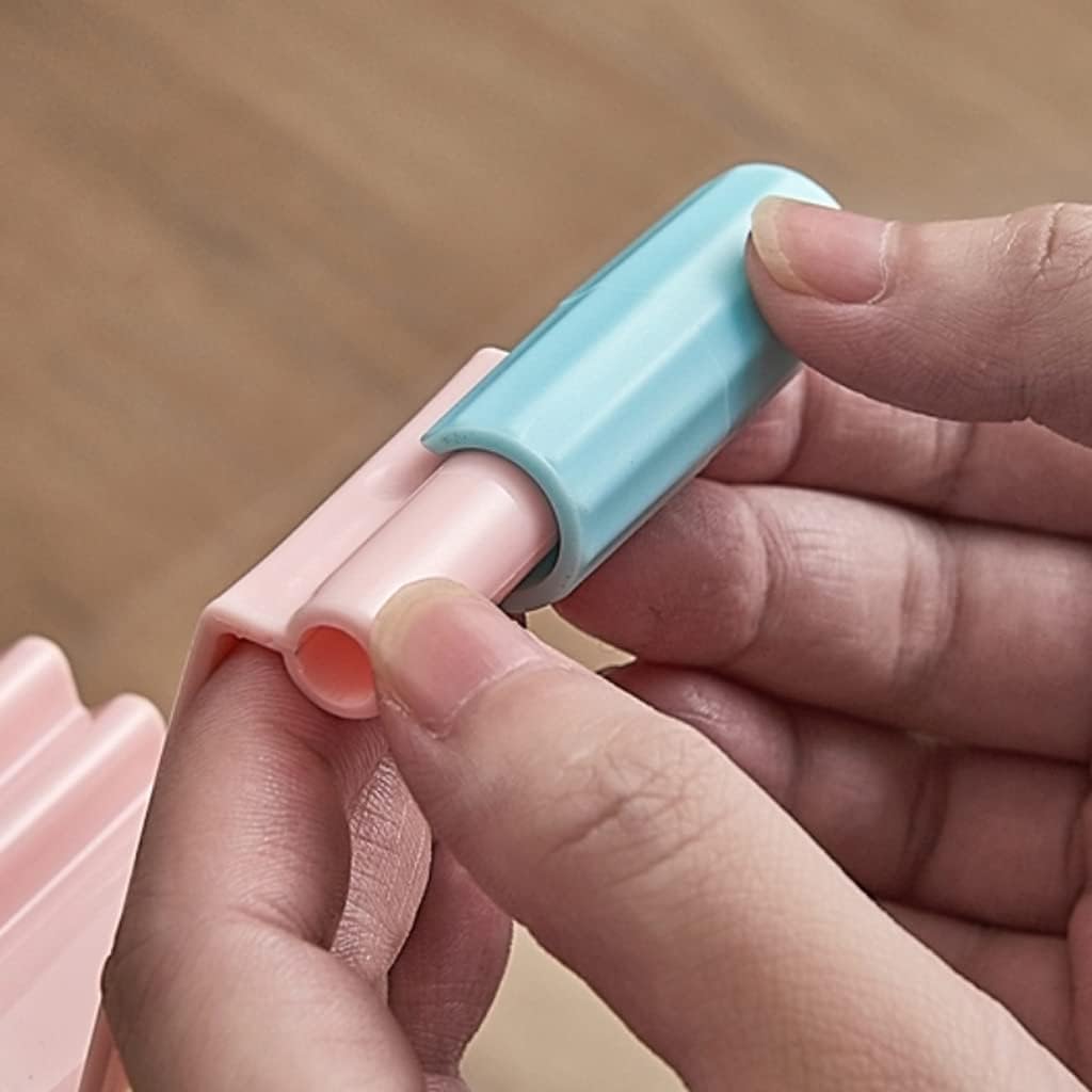 Sheet Fixing Clips Plastic Invisible Non-Slip Clips Quilt Bedspread Clips Fasteners Fasteners Anti-Running Mattress e (Color : Multi-Colored) (Multicolor)