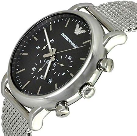 Amazon | [エンポリオ アルマーニ] EMPORIO ARMANI AR1808 Chronograph Mesh Steel Strap  Men's Watch [並行輸入品] | メンズ腕時計 | 腕時計 通販