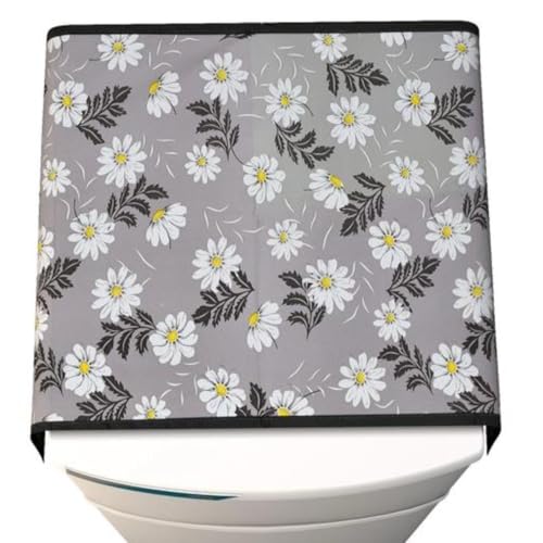 Image of STOREUP fridge top cover combo pack | refrigerators double door or single door top cover | dustproof,waterproof fridges set | 7 pieces set 1 top cover (6 pockets) 4pvc trays mats & 2 handl