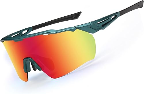Miniatura 7 de DUCO Gafas de sol de ciclismo para hombres y mujeres, gafas de sol deportivas uv 400 protección TR90 béisbol conducción pesca gafas de sol 0038