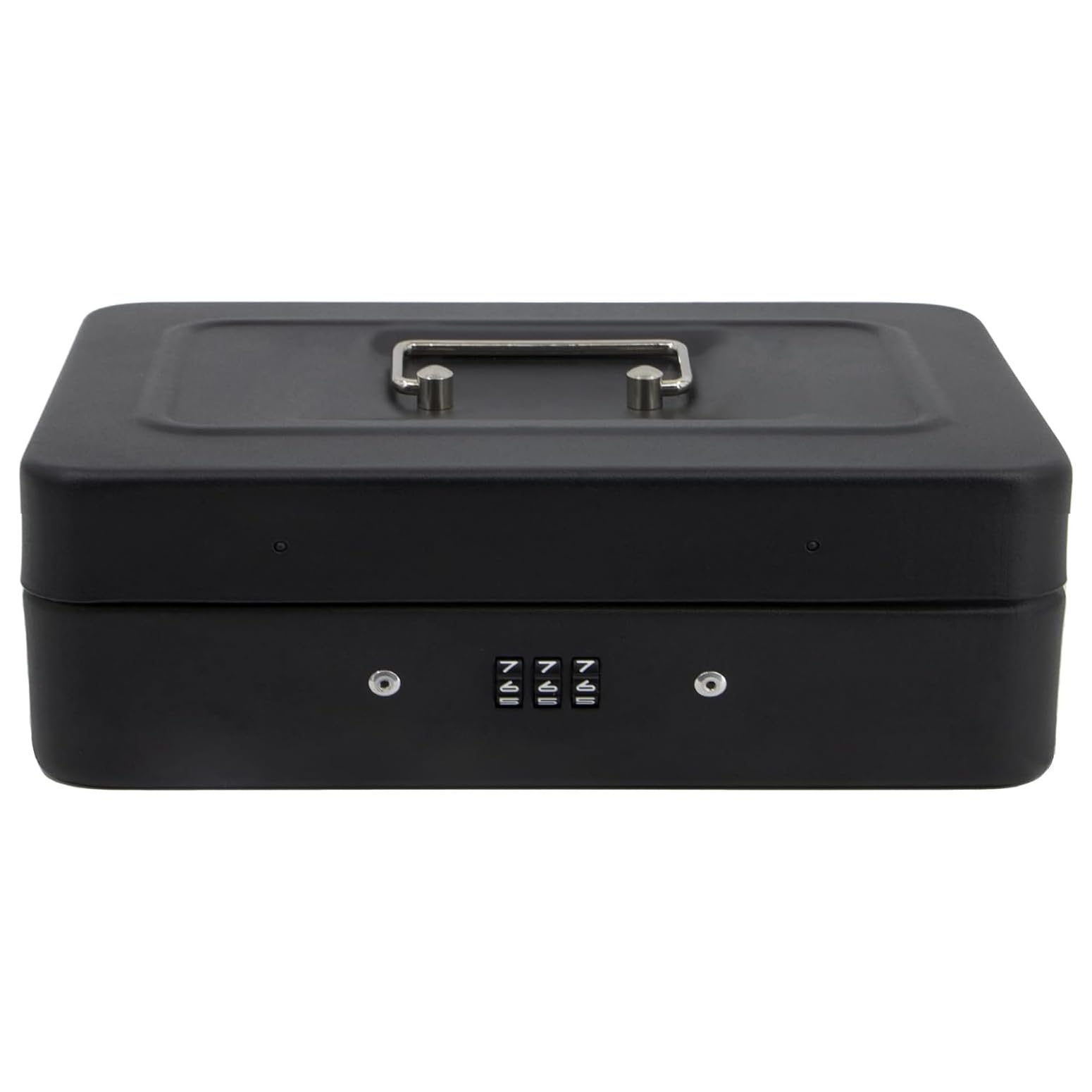 oddpod™ Large Metal Cash Box with Combination Lock for Jewellery, Money Box for Cash, Safe Locker Box with Plastic Coin Tray (Black) (B0BSR46GBN) Amazon Price History, Amazon Price Tracker