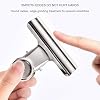 Coideal Silver Metal Hinge Clips - 20 Pack 2 Inch Large Bull Binder Paper Clips Clamp for Office Pictures Photos, Kitchen Food Bags (50mm) #3