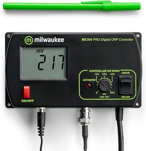 Miniatura 2 de Milwaukee Controlador MC510 ORP con kit de montaje, +/- 1000 mV, +/-5 mV Precisión