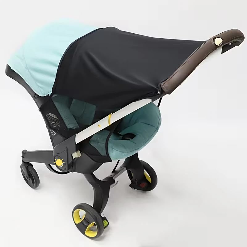 Baby Stroller Sun Protection Screen, Breathable Mesh Sunshade Extension Compatible with Doona Car Seat & Stroller, Canopy Extender for Infant Travel