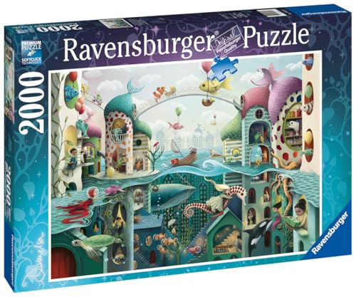 Puzzle 2000 pièces : Si les poissons pouvaient marcher Demelsa Haughton Ravensburger France - vue 4