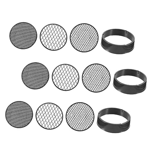 Toyvian Cedazo De Tierra Manual 4.33 Pulgadas De Plástico Resistente para Jardineros y Aficionados a Bonsáis para Filtrar Tierra y Compost Diseño Ligero y Duradero