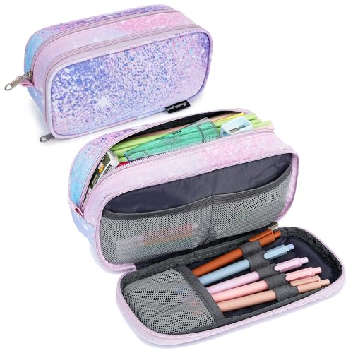 Mountain guest Pencil Cases for kids, Large Capacity Pencil Pouch, Office College School Marker Organizer Case pen for Men Women Adult Teens