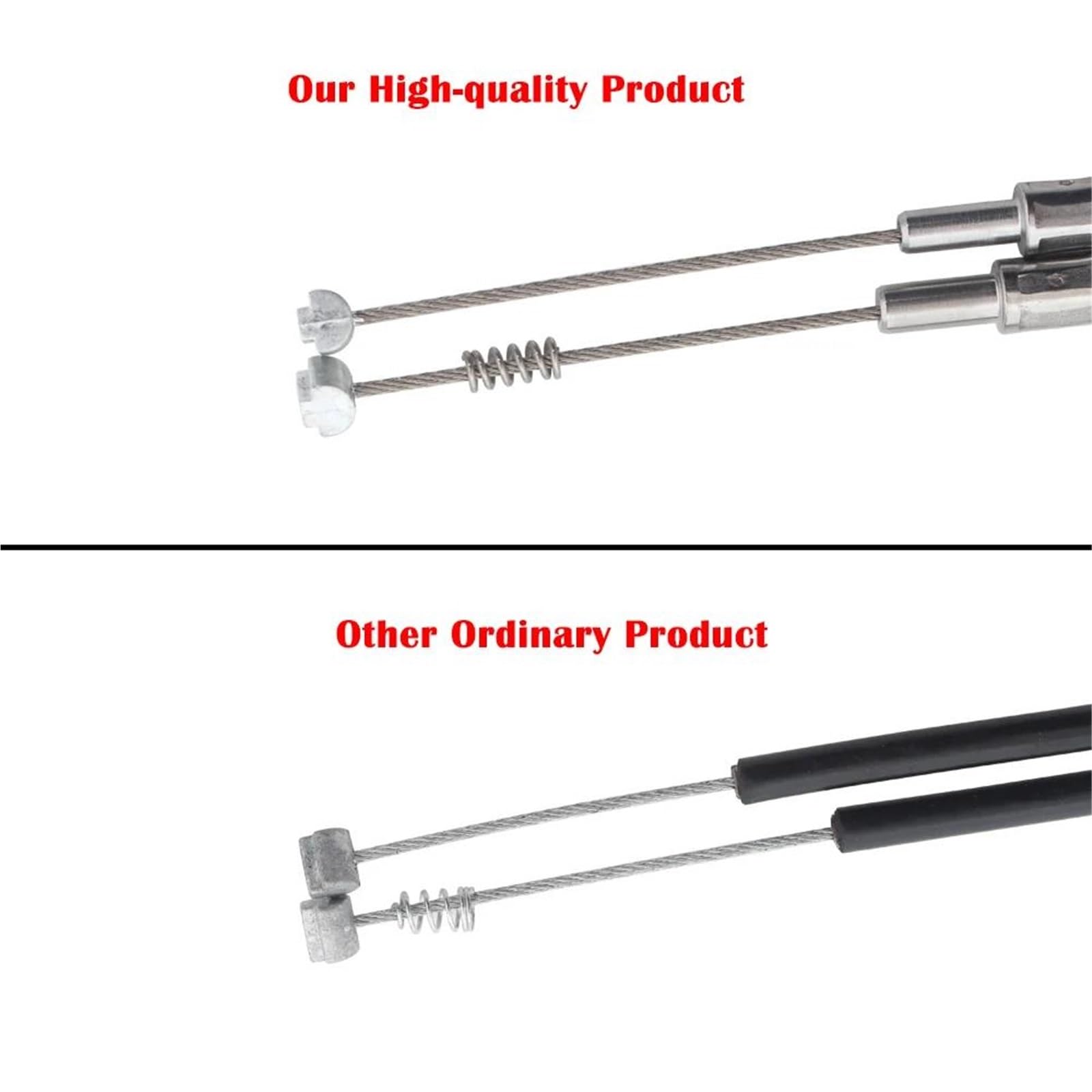 Cables De Acelerador 90-130 Cm para Motocicletas, Piezas Control Manual Acero Wolfram para Harley Sportster XL883 XL1200 2002 2003-2014