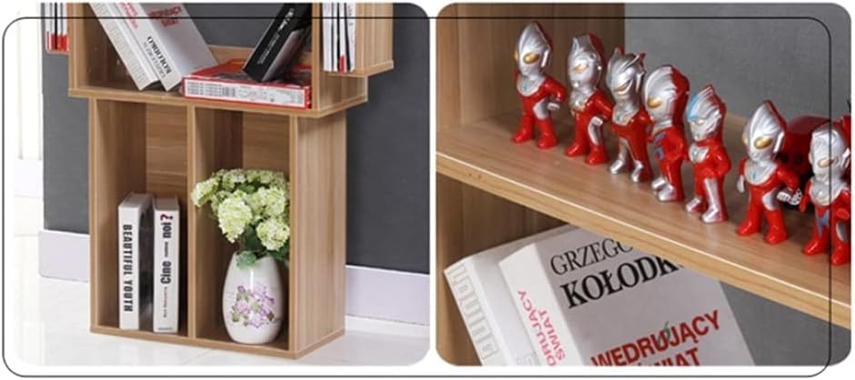 Regał półka na książki regał dla dzieci regał magazyn przechowywanie zabawek dekoracja stojak biblioteka uczeń przedszkole kreatywny regał(High-grade Gray)