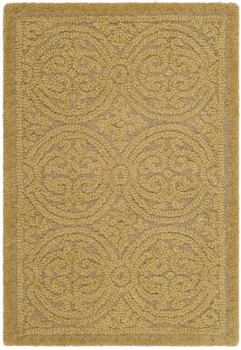Tapete Safavieh Cambridge 2'6" x 4' Light Gold y Dark Gold miniatura 1