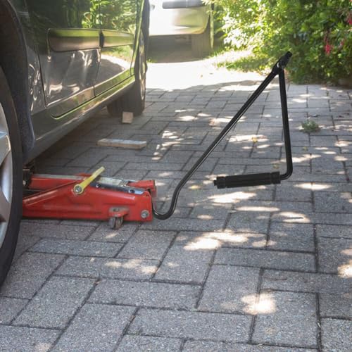 NIYANGLE 2 Pçs De Metal Aço Carro Caminhão Jack Lug Lidar Com Chave Ferramenta Reparo Automático Jac