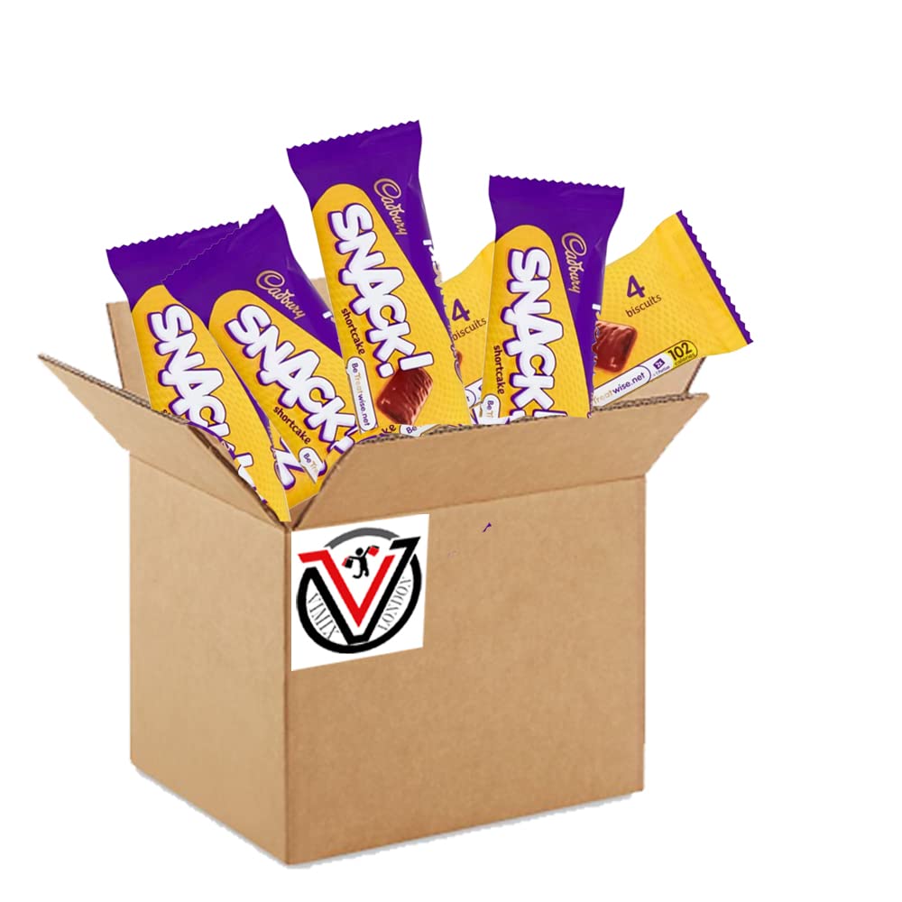 Cadbury Snack - Biscotti al cioccolato, confezione da 36 x 40 g