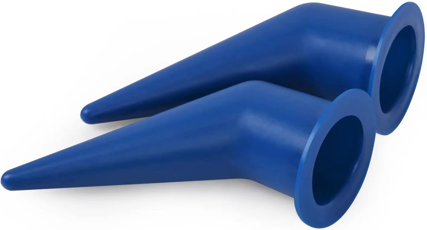 Angle Nozzle for Sausage and Bulk Caulk Guns, 2 Pieces Cones Nozzles