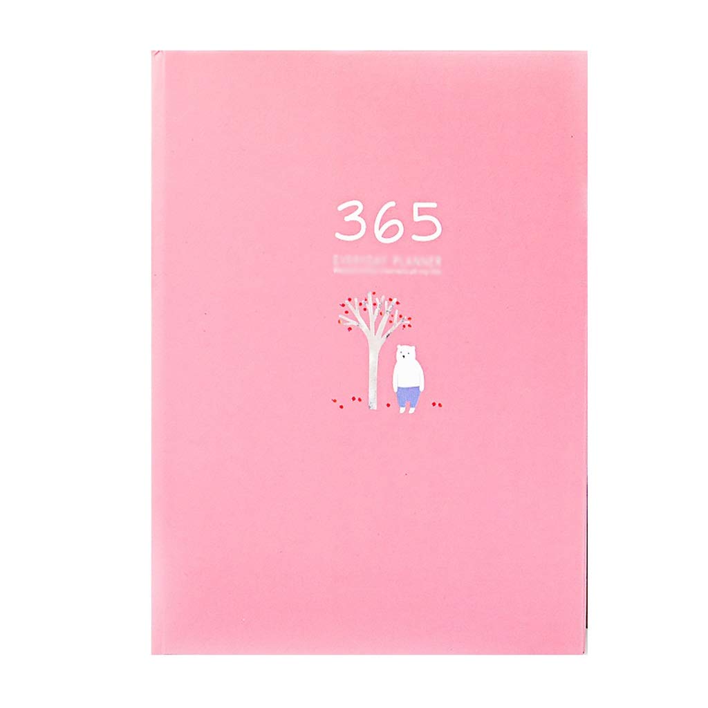 SePKUs Zusammensetzungsplan-Buch für Teenager, Schreibwaren, Zeitmanagement, Effizienz, Handbuch, tägliches Tagebuch, Notizen, etwas Wichtiges, Buch-Notizbuch (Wassermelonenrot)