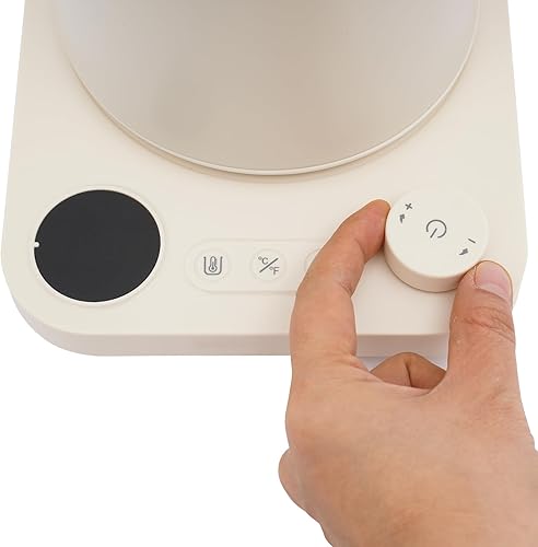Miniatura 5 de Hervidor eléctrico de cuello de cisne, control de temperatura de  1  para verter sobre café y té, tetera eléctrica de 1200 W con pantalla LED y
