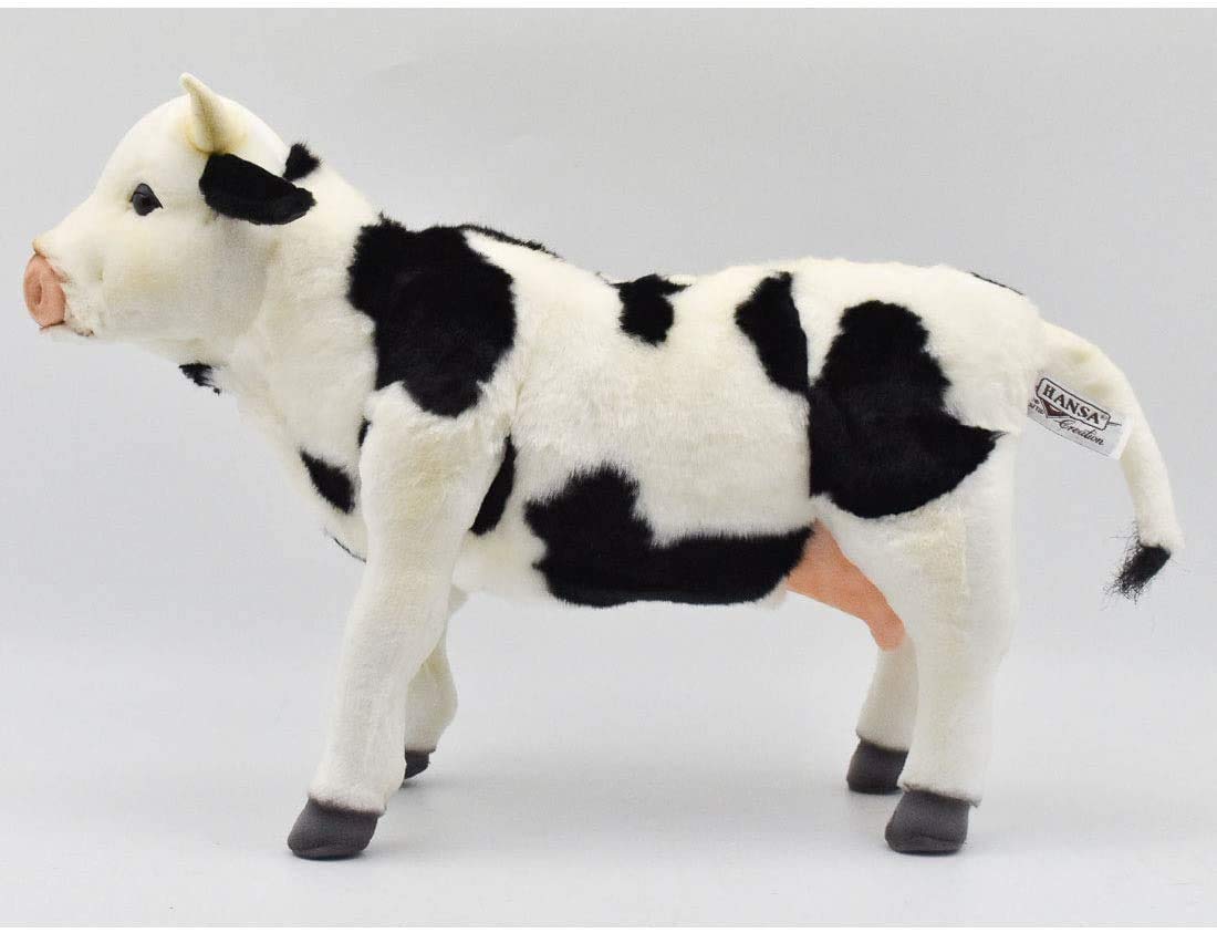 Amazon.co.jp: HANSA ハンサ ぬいぐるみ 4775 メス牛44 STANDING COW
