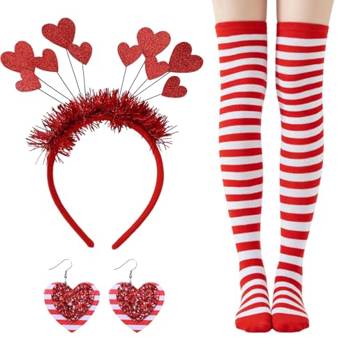 ZenithAura 3 piezas Carnaval disfraz Colonia Corazón corona de...