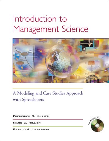 Introduction to Management Science: A Modeling ... 007234847X Book Cover